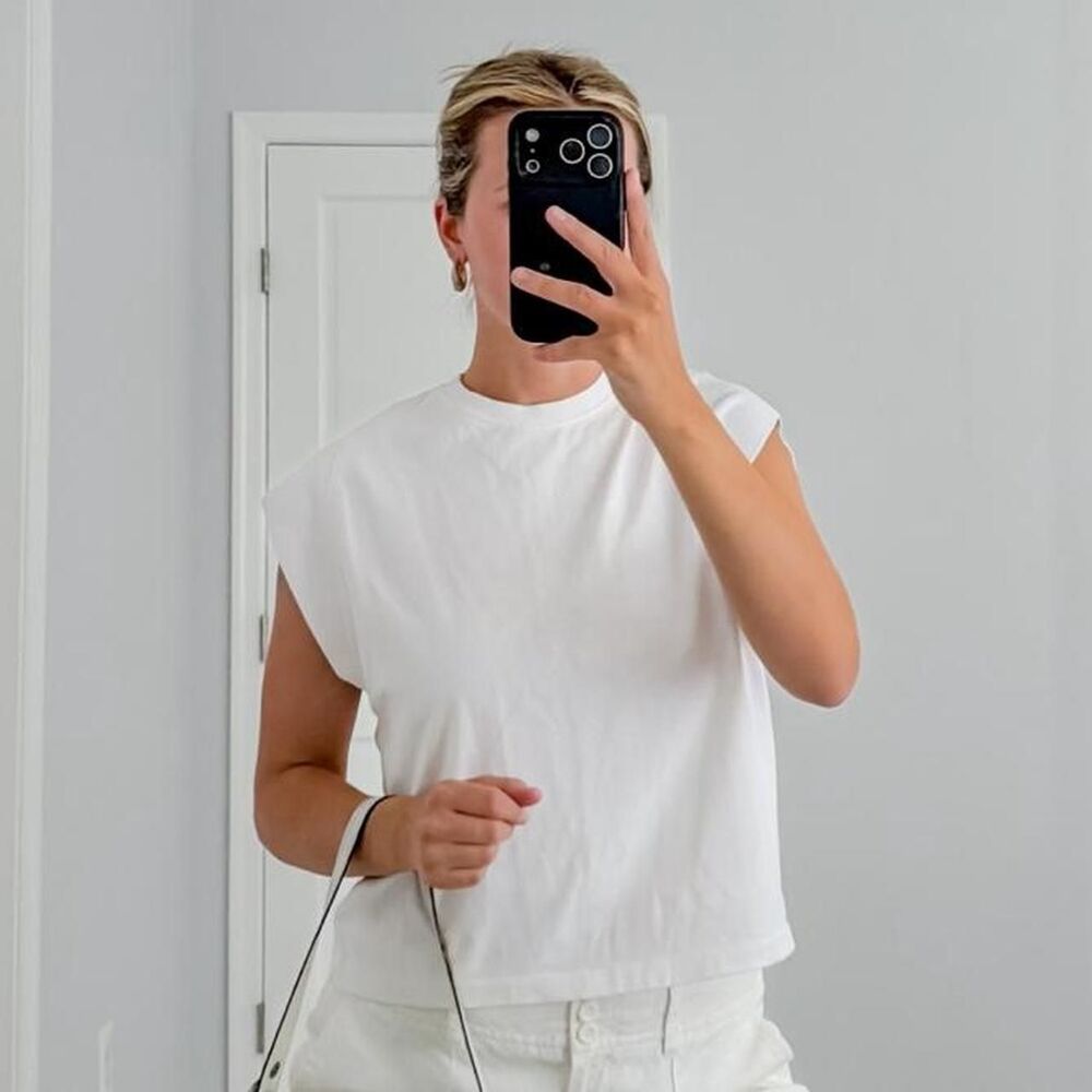 Zara Women's White T-shirt